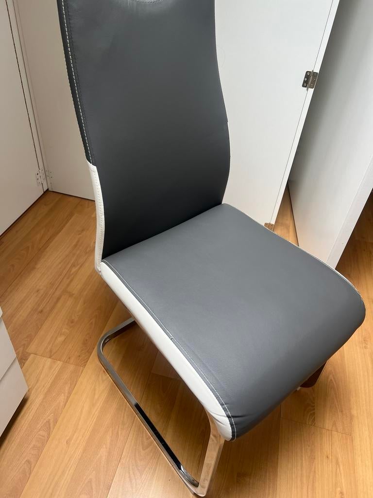 Stoelen 6 stuks, Ophalen of Verzenden, Zo goed als nieuw, Leer, Vijf, Zes of meer stoelen