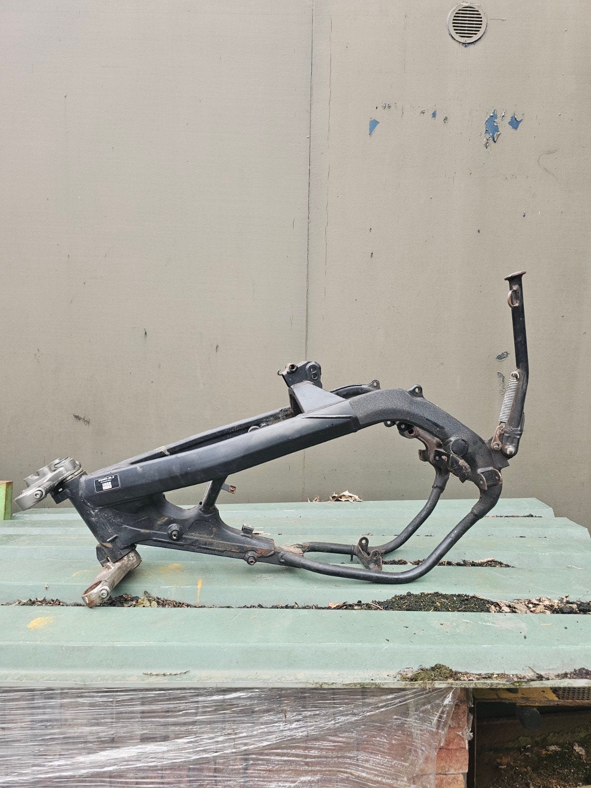 Rieju MRT 2020 frame met kenteken en WOK-melding, Ophalen