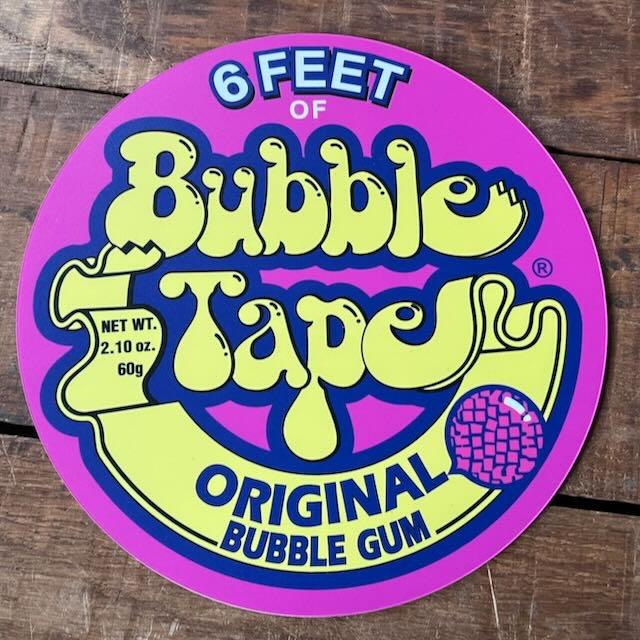 BubbLe tape - gum   logo merk reclamebordje 24cm, Ophalen of Verzenden, Zo goed als nieuw