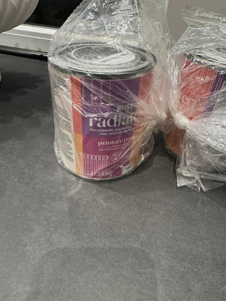 Rust-Oleum Zwarte Radiatorverf - Natuurlijke Houtskool 750ml, Zwart, Nieuw, Ophalen of Verzenden, Verf