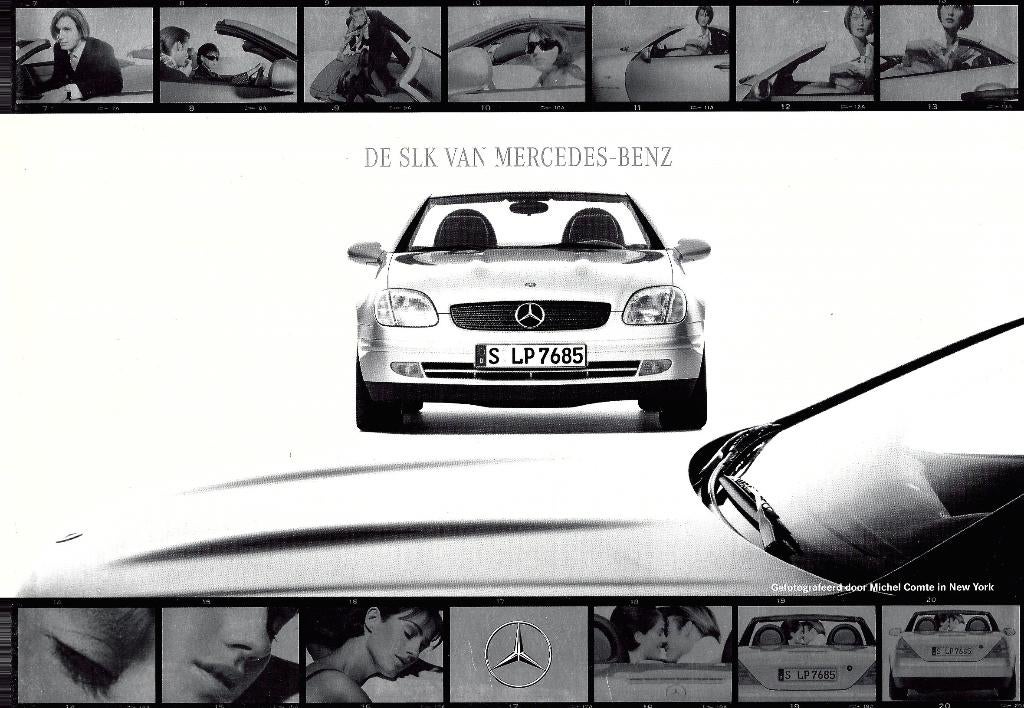 Brochure Mercedes SLK Mei 1996, Boeken, Ophalen of Verzenden, Gelezen, Mercedes