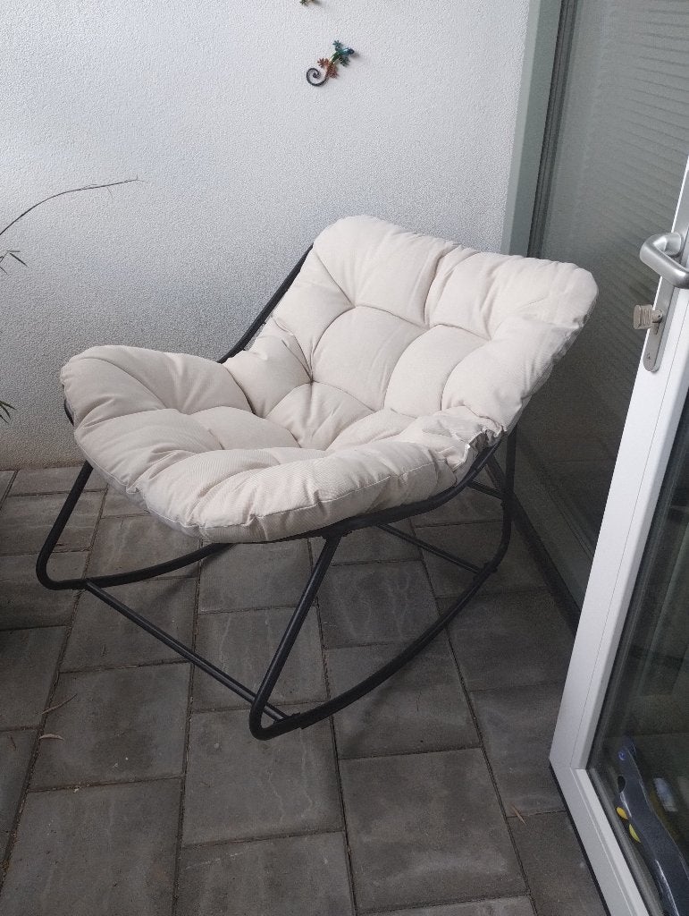 Tuin balkon schommel stoel, Ophalen, Nieuw, Metaal