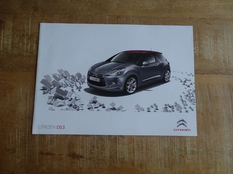 Citroen DS3 - Folder - Brochure - Nederlands - Druk 2009, Verzenden, Gelezen, Citroën