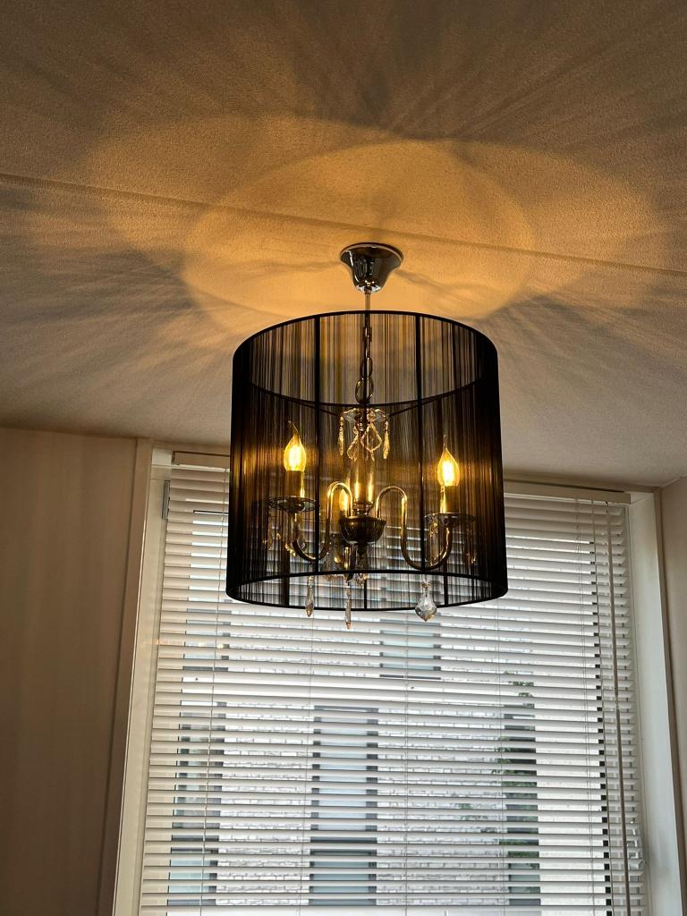 Set 5 hanglampen, Huis en Inrichting, Lampen | Hanglampen, Ophalen, Overige materialen, Gebruikt, Set 5 hanglampen