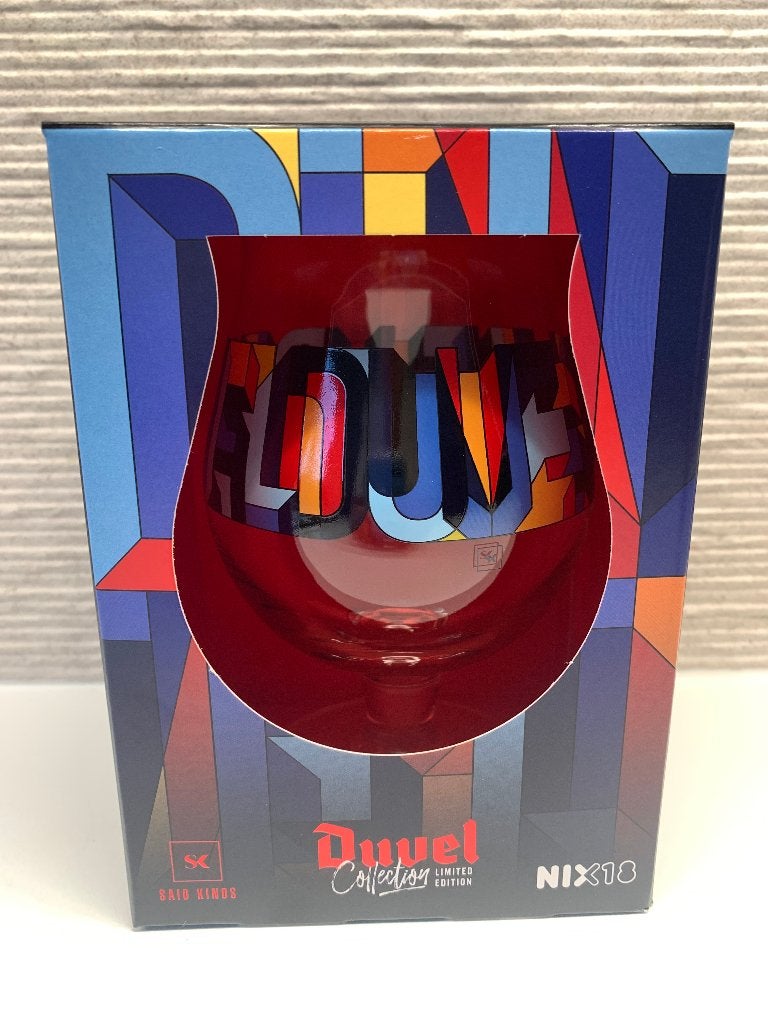 Duvel glas Saïd Kinos Designer glas Duvel Said Kinos, Ophalen of Verzenden, Nieuw, Glas of Glazen, Duvel