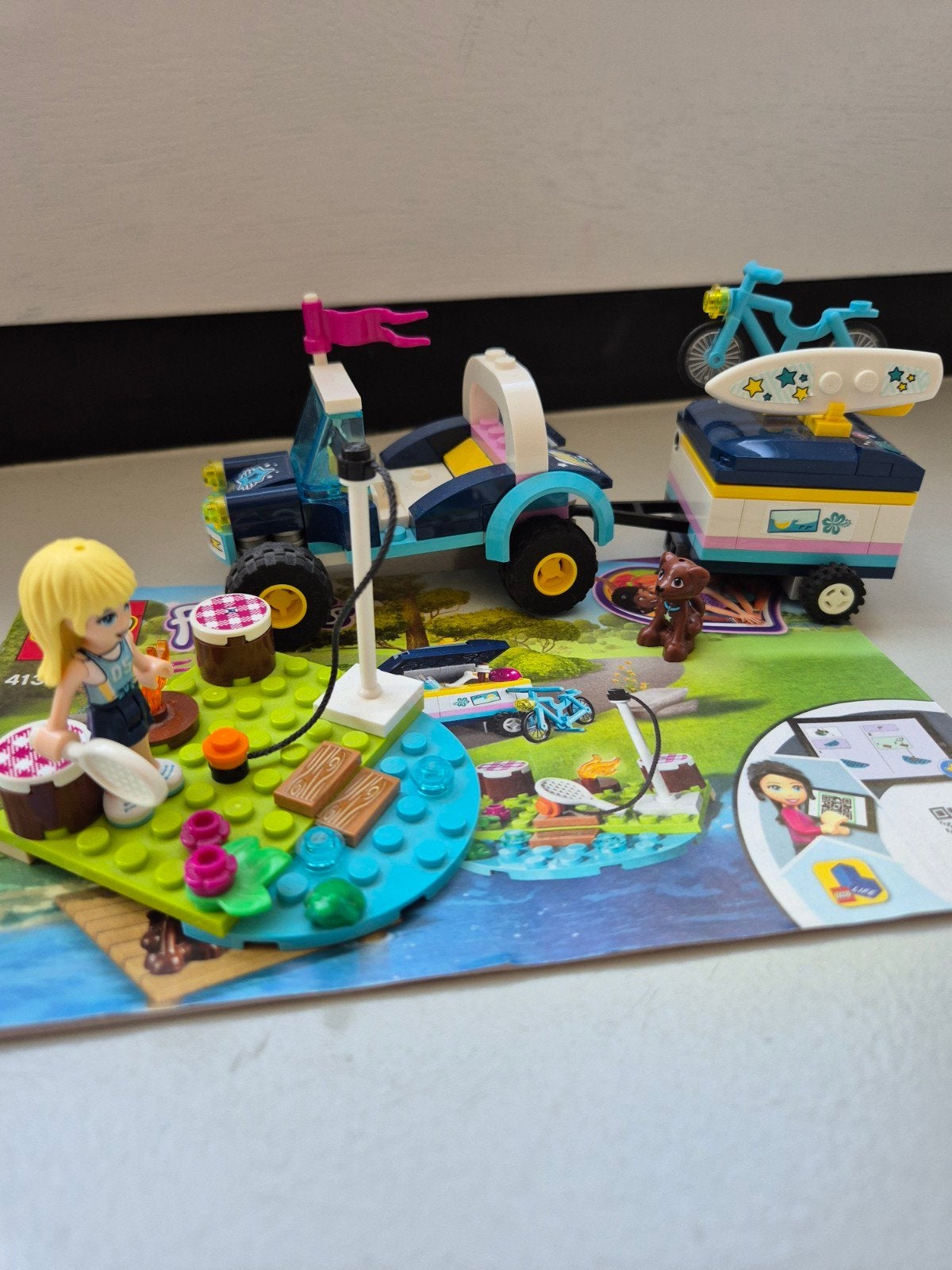 Lego Friends 41364 Stephanie's buggy en aanhanger, Lego, Inclusief accessoires, Friends, Ophalen of Verzenden