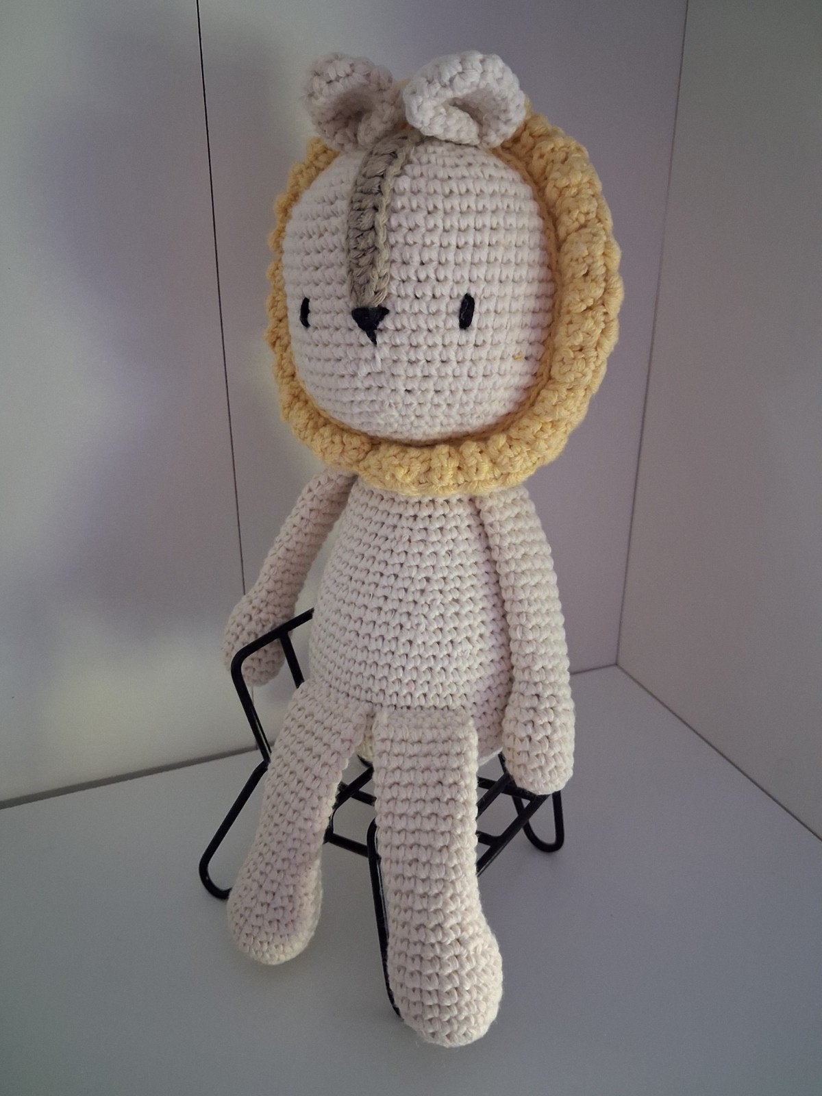 Nieuwe gehaakte knuffel leeuw, Ophalen of Verzenden, Nieuw, Leeuw, Handgemaakt