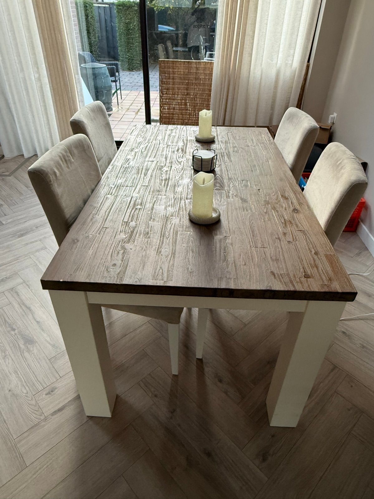 *PRACHTIG PRONTO WONEN EETKAMERTAFEL LIZZANO*, Ophalen, Gebruikt, 50 tot 100 cm, 150 tot 200 cm