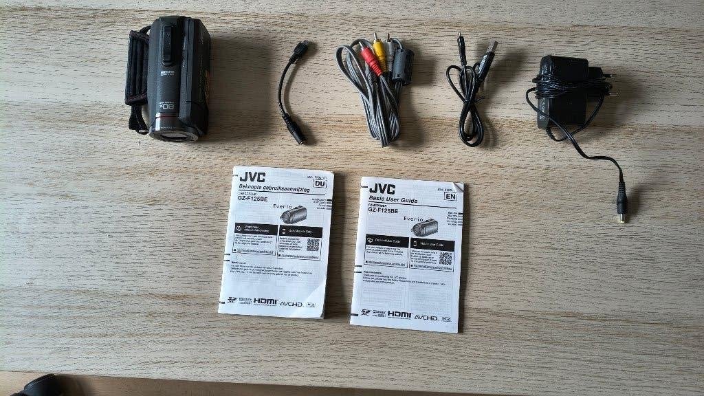 JVC Everio camcorder type GZ-F125BE, Full HD, JVC, 20x of meer, Ophalen of Verzenden