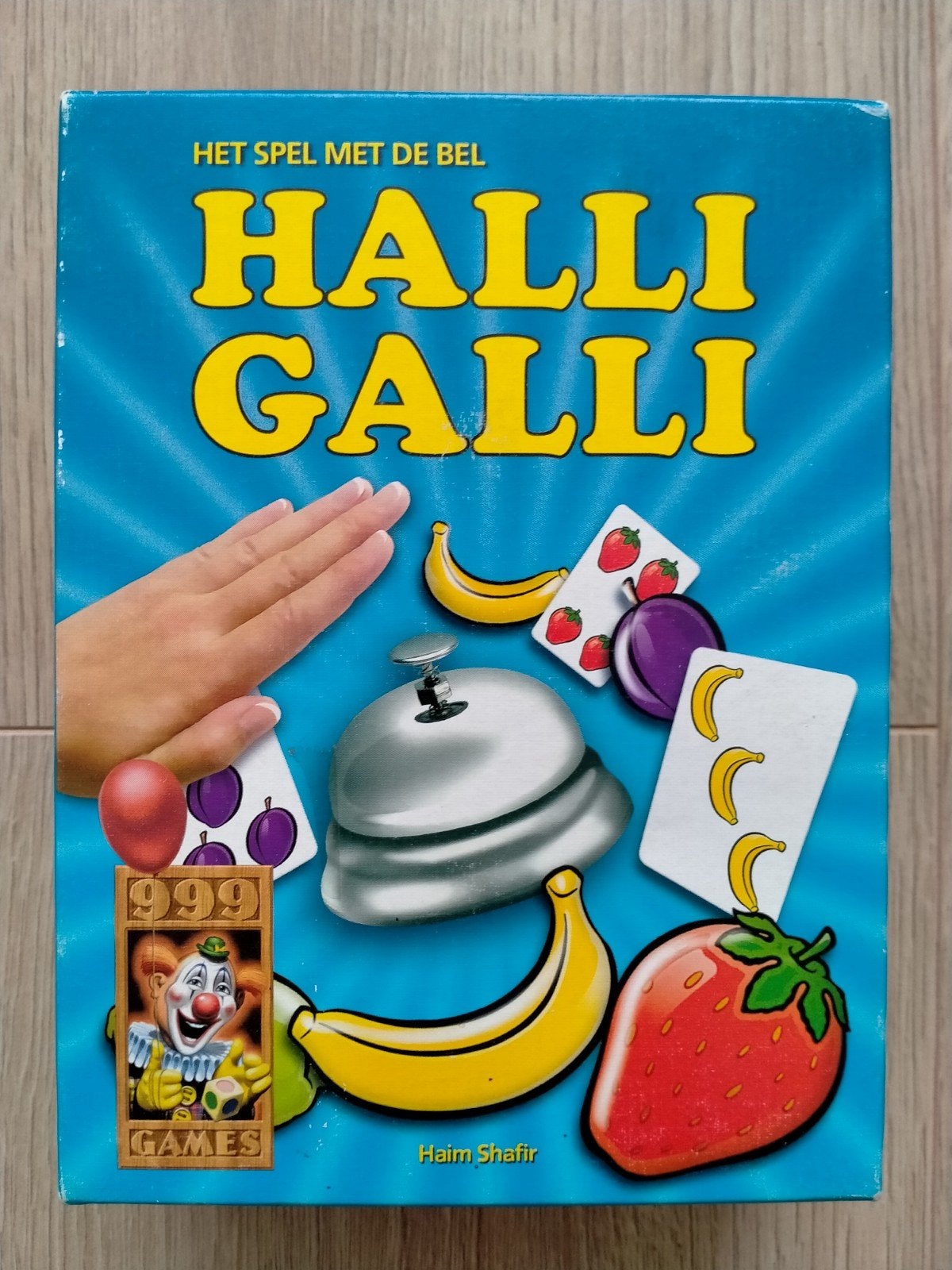 Halli Galli - Het snelle kaartspel met de bel, Een of twee spelers, Ophalen of Verzenden, Gebruikt, 999 Games