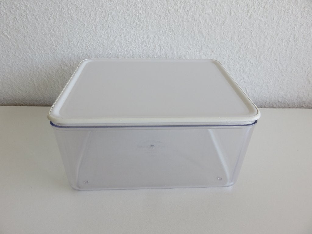 Mepal rosti vintage witte koektrommel, vershouddoos kaasdoos, Ophalen of Verzenden, Zo goed als nieuw