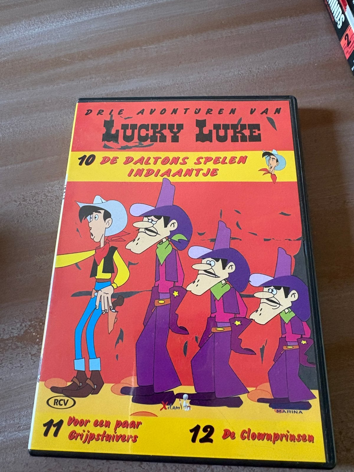 Lucky Luke DVD - Afleveringen 10-12 (Daltons, Grippstuivers), Cd's en Dvd's, Alle leeftijden, Ophalen of Verzenden, Gebruikt, Avontuur