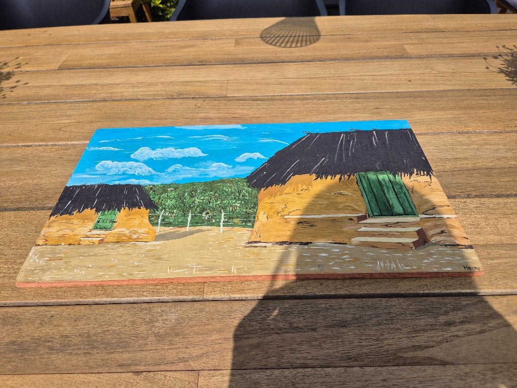 Schilderij koloniaal verleden Curacao, Ophalen