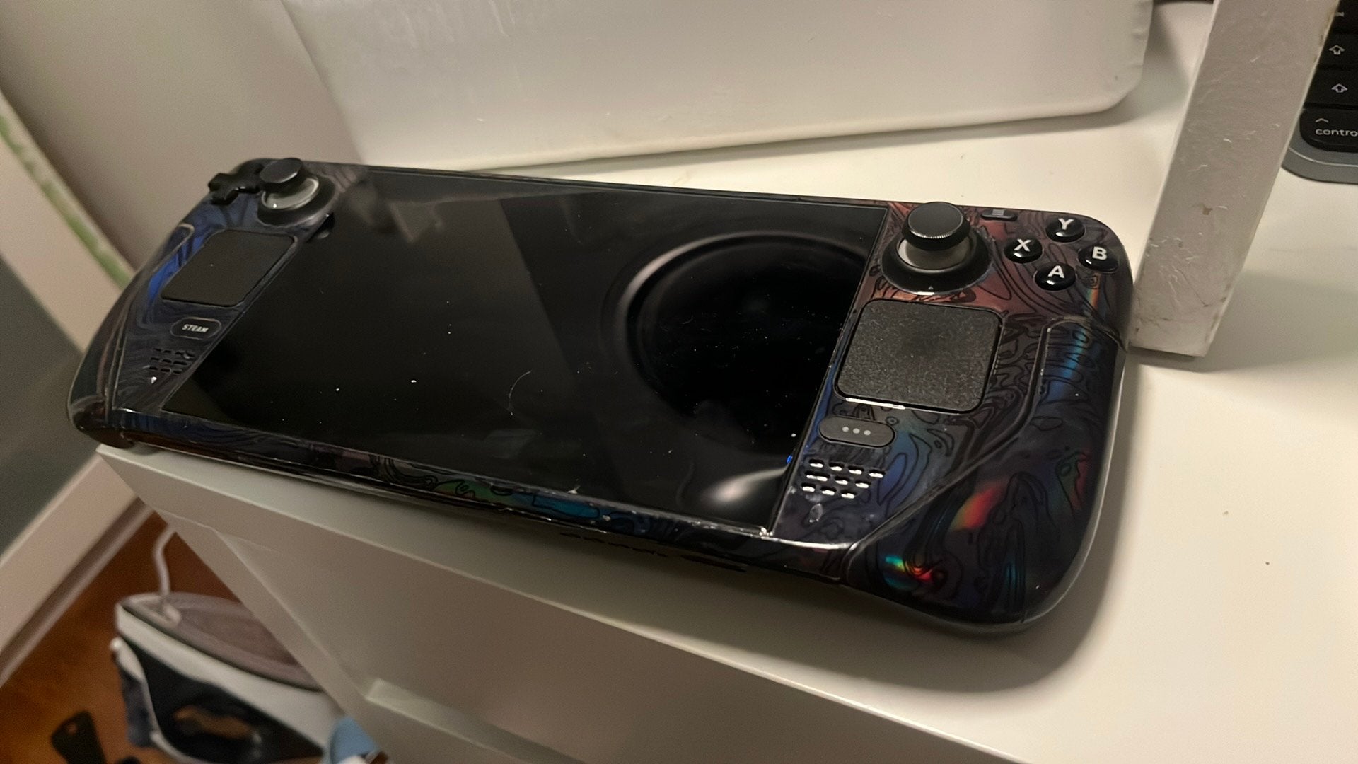 Steam Deck LCD 1TB | custom holo skin + case