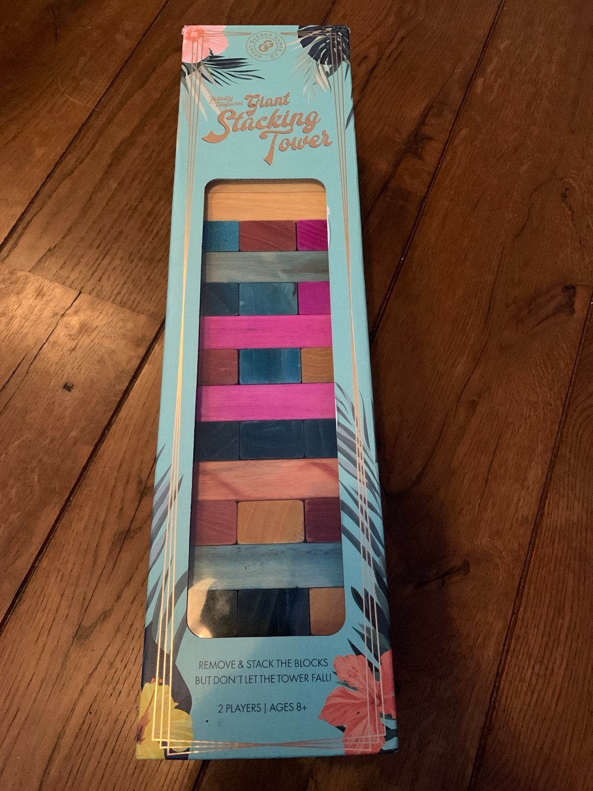 Giant Stacking Tower - Tropisch Thema, Een of twee spelers, Ophalen of Verzenden, Nieuw