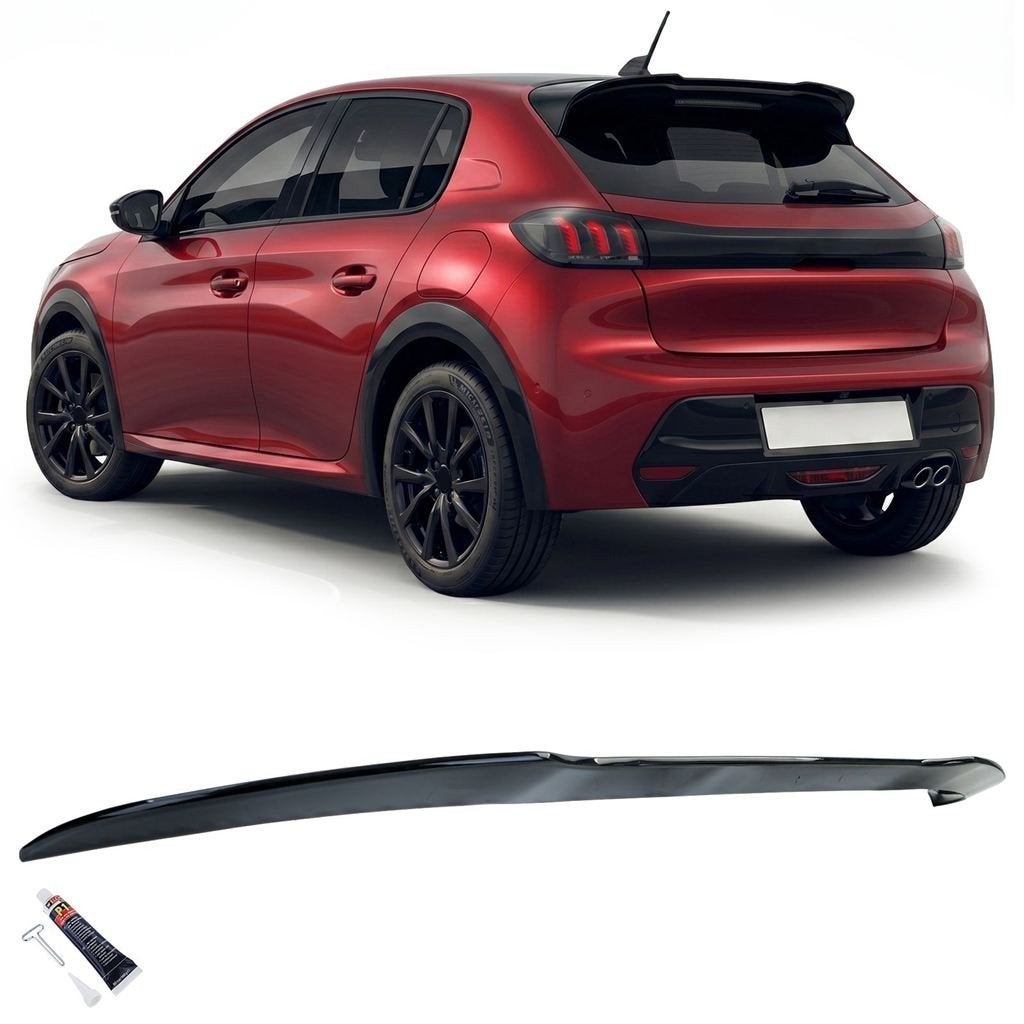 Achterklep Spoiler Cap Peugeot 208 II Glans Zwart Performanc