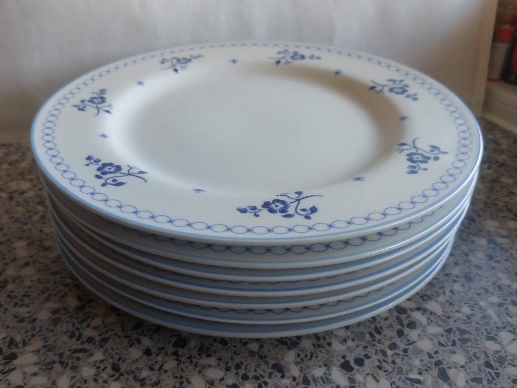 7 borden Albert Heijn ca 24 cm, Ophalen of Verzenden, Zo goed als nieuw, Albert Heijn, Bord(en)