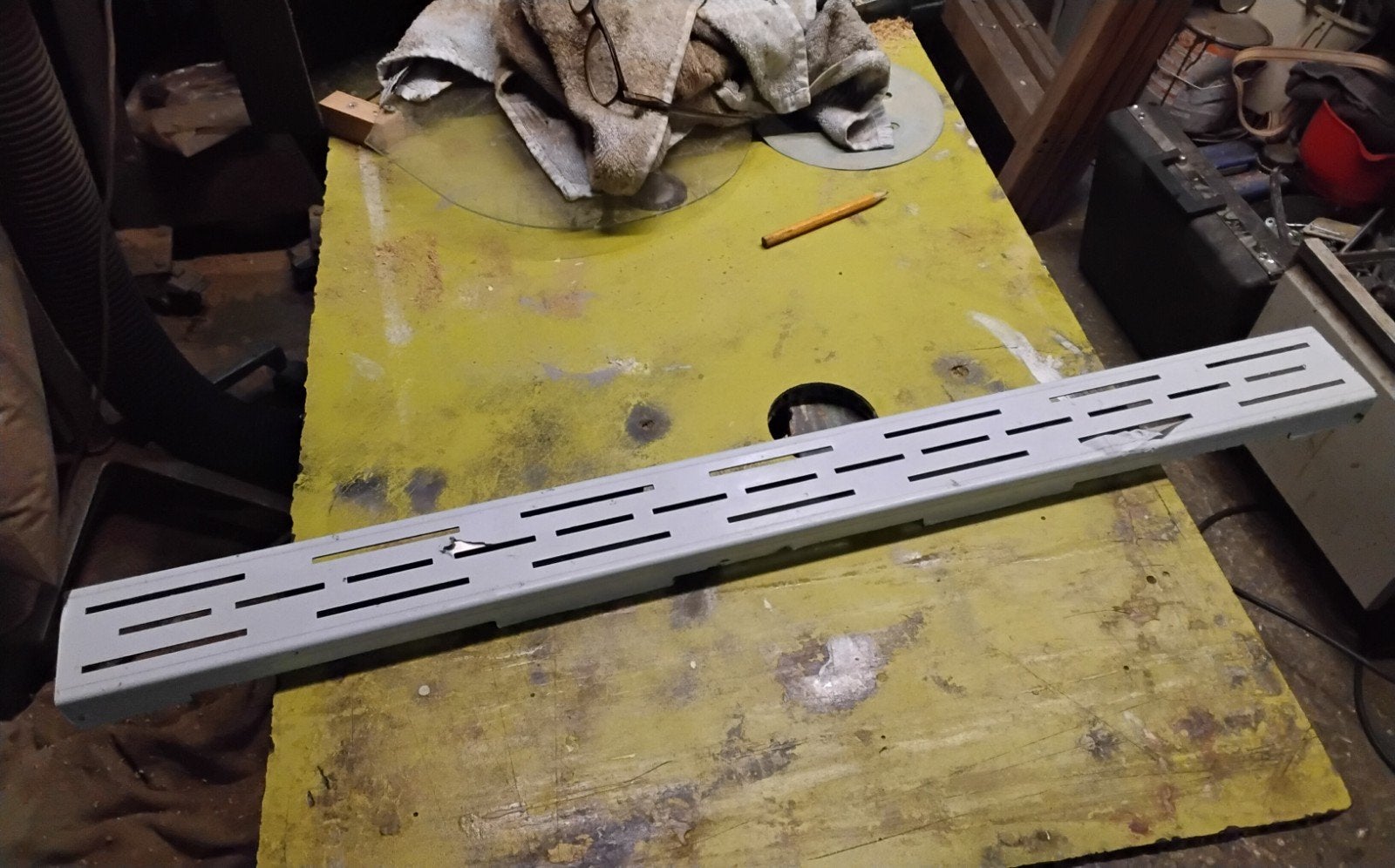 Nieuwe RVS sluitplaat voor drain 70x6cm, Ophalen of Verzenden, Nieuw, Rvs, Afvoer