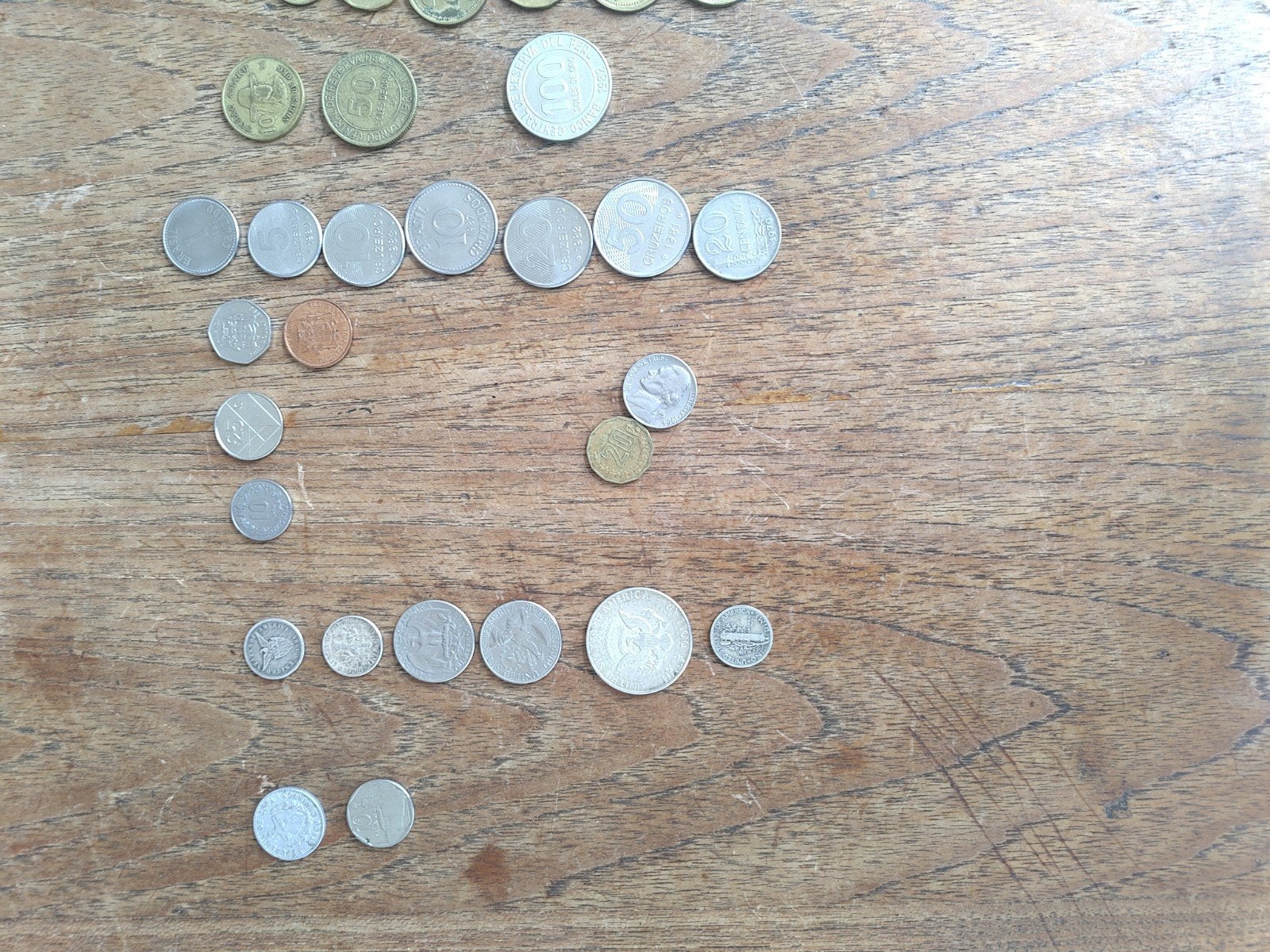 36 Munten Noord en Zuid-Amerika incl zilver, Ophalen of Verzenden