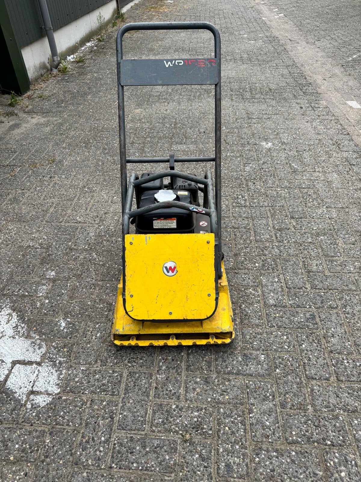 wacker WP 1550, Ophalen