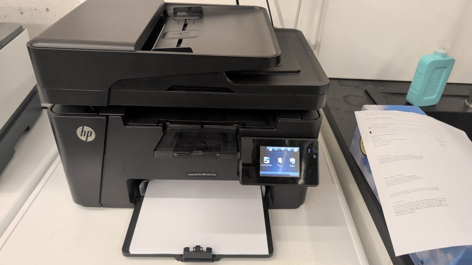 HP LaserJet Pro MFP M127fw Laserprinter, Computers en Software, Printers, Ophalen, Gebruikt, Draadloos, HP