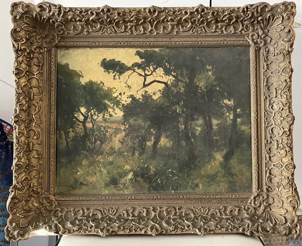 SCHILDERIJ HENK DEKKER, Antiek en Kunst, Nederlandse school, Doek, Bijzondere lijst, Ophalen of Verzenden