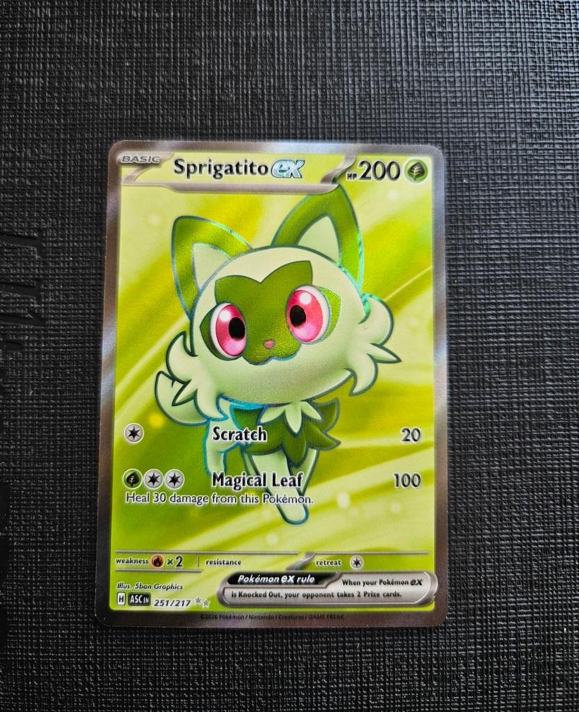 Pokémon TCG - Sprigatito ex - Ascended Heroes, Ophalen of Verzenden