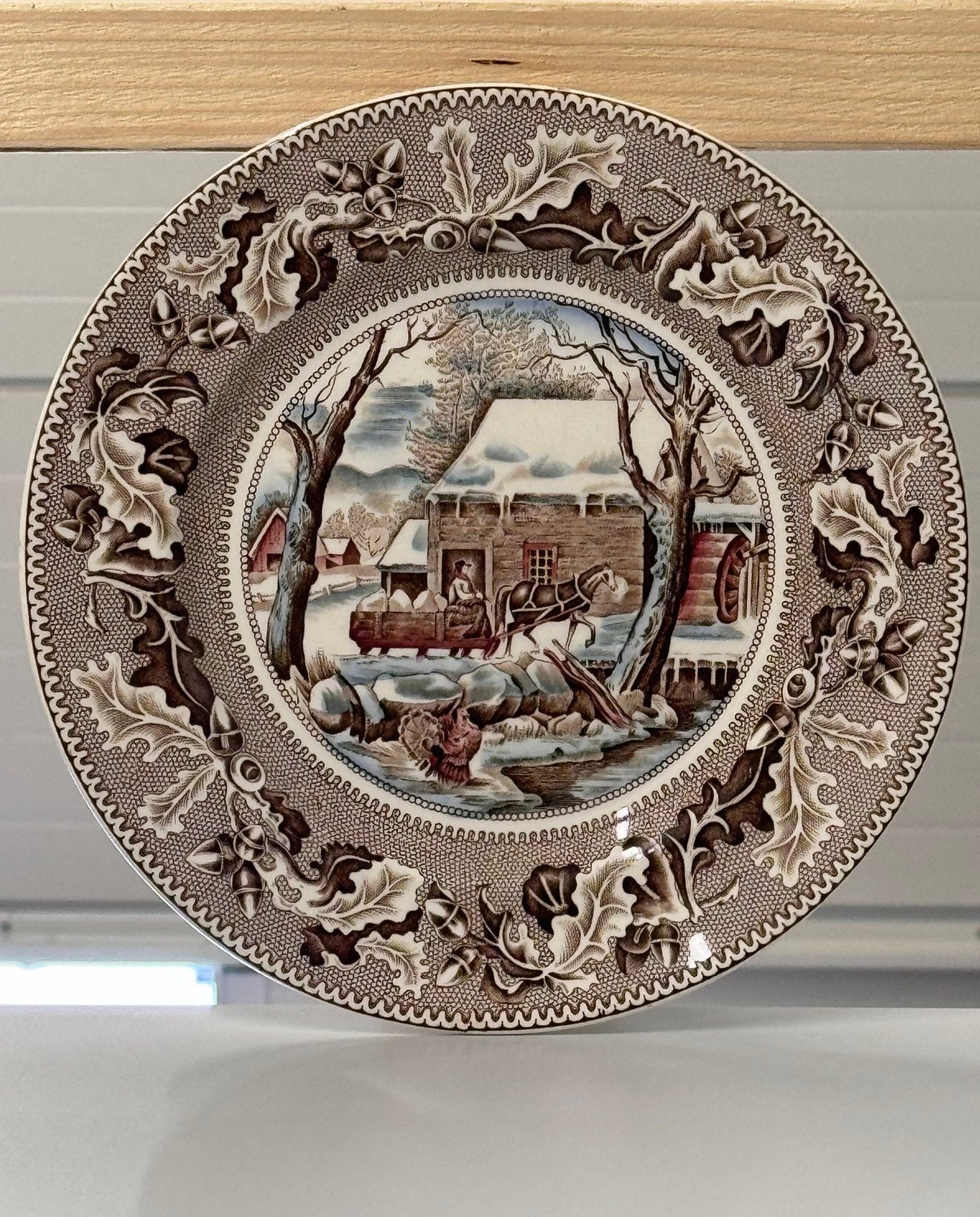 Johnson Brothers Historic America Thanksgiving FROZEN Bord, Ophalen of Verzenden