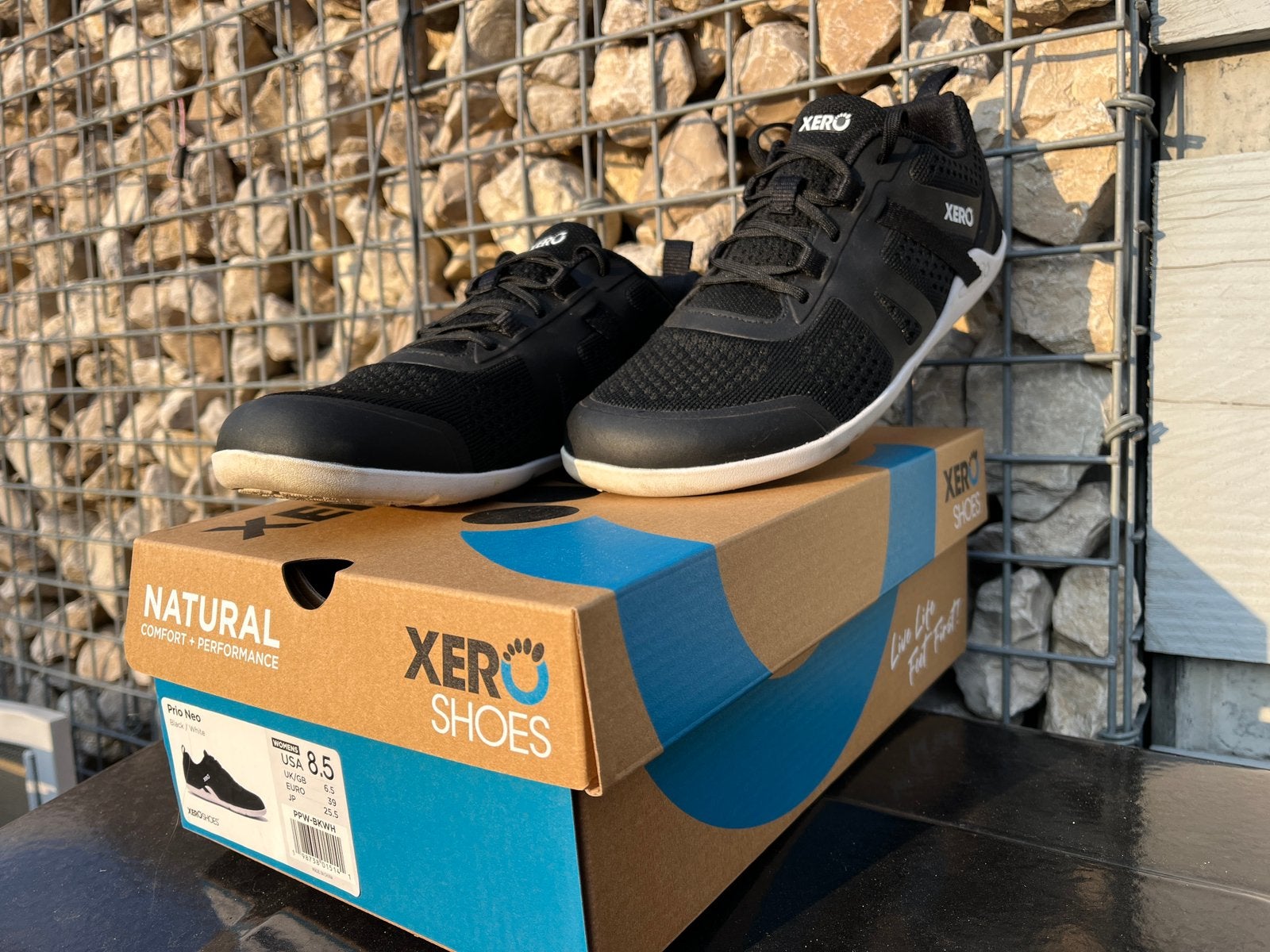 Barefoot xero shoes prio neo woman maat 39 nieuw, Ophalen, Zwart, Nieuw, Sneakers of Gympen