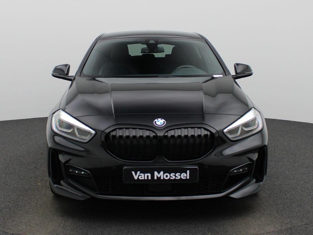 BMW 1-serie 116i Business Edition Plus M-sport Aut. | Sports, Auto's, 12 maanden, Gebruikt, Zwart, Leder