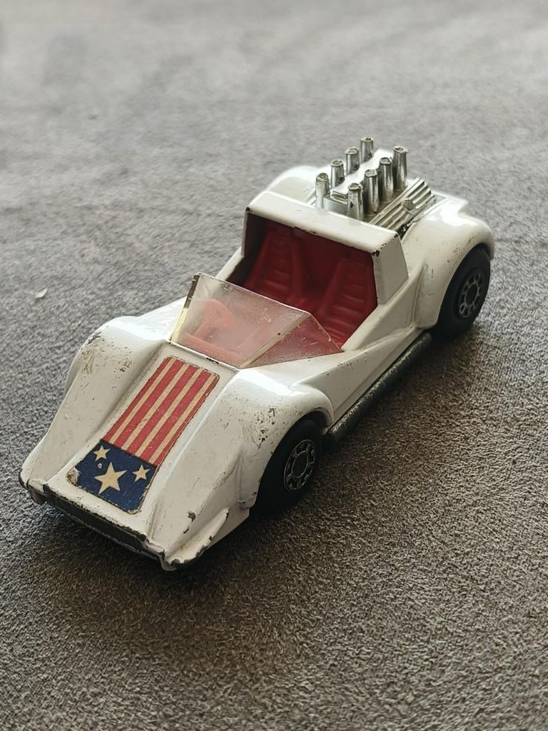 Matchbox Superfast Hellraiser No. 55 Lesney 1975, Hobby en Vrije tijd, Modelbouw | Auto's en Voertuigen, Gebruikt, Auto, 1:50 of kleiner