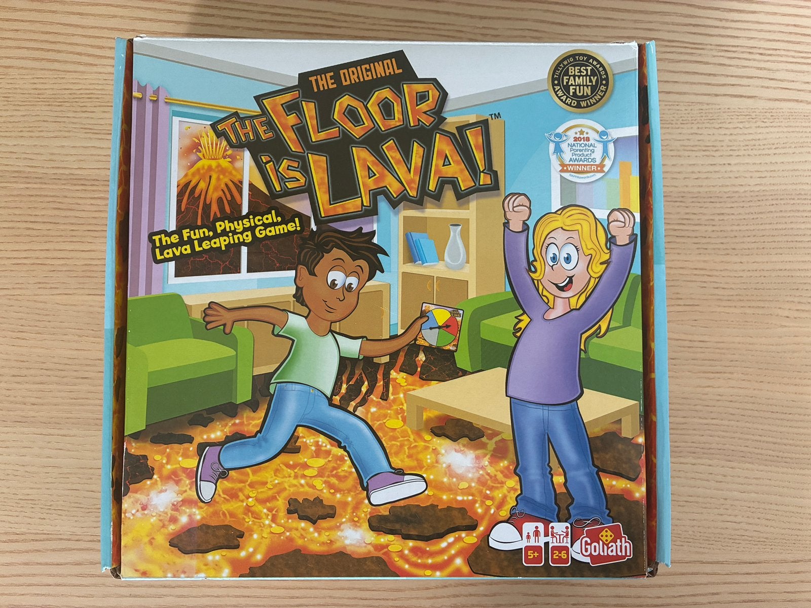 De vloer is lava, Ophalen, Zo goed als nieuw