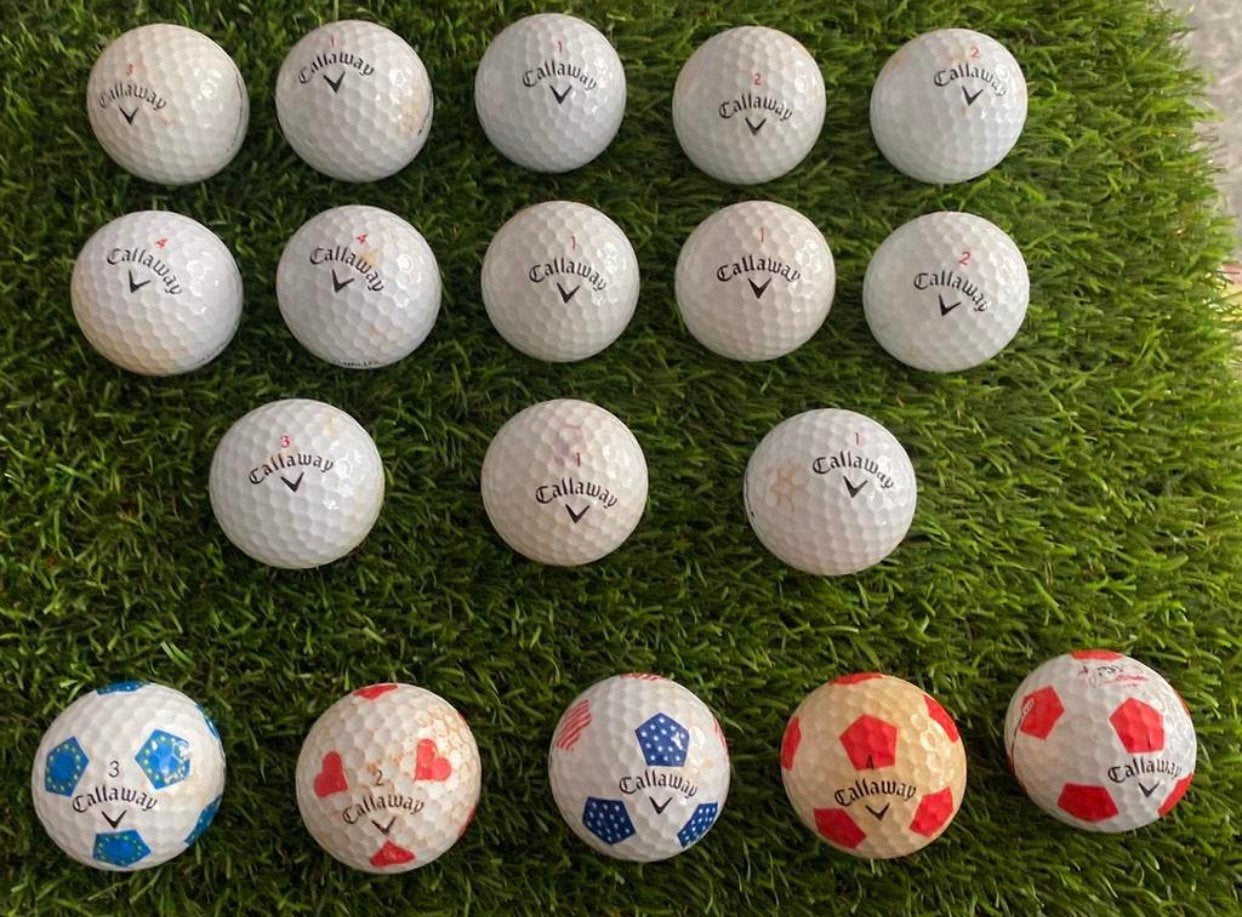 20  CALLAWAY CHROME SOFT PREMIUM TOUR GOLFBALLEN, Ophalen, Bal(len), Callaway