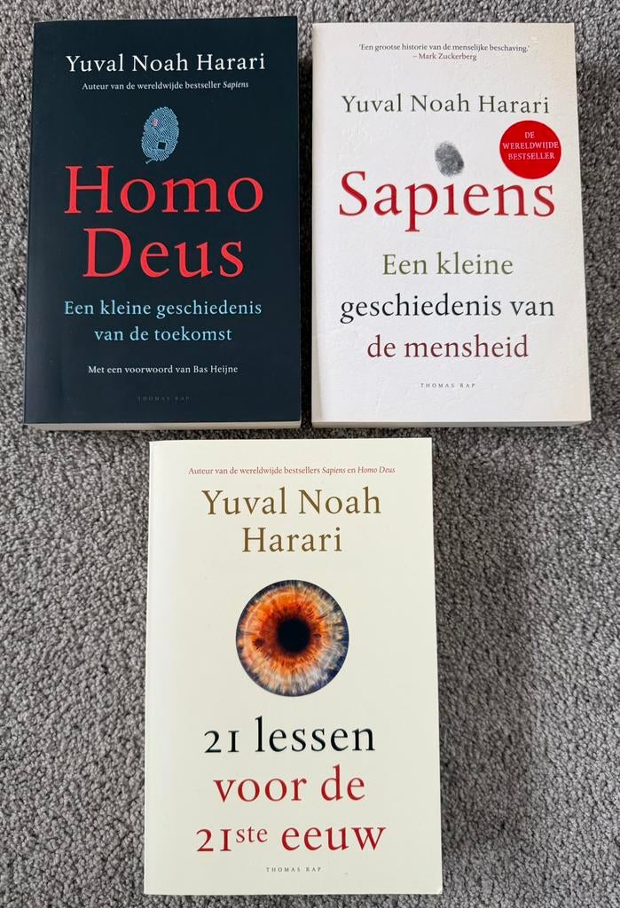 3 x Yuval Noah Harari, Boeken, Verzenden, Zo goed als nieuw