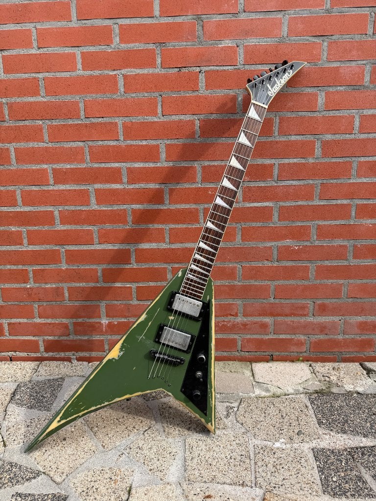 Jackson flying v, Ophalen of Verzenden, Gebruikt, Solid body, Overige merken