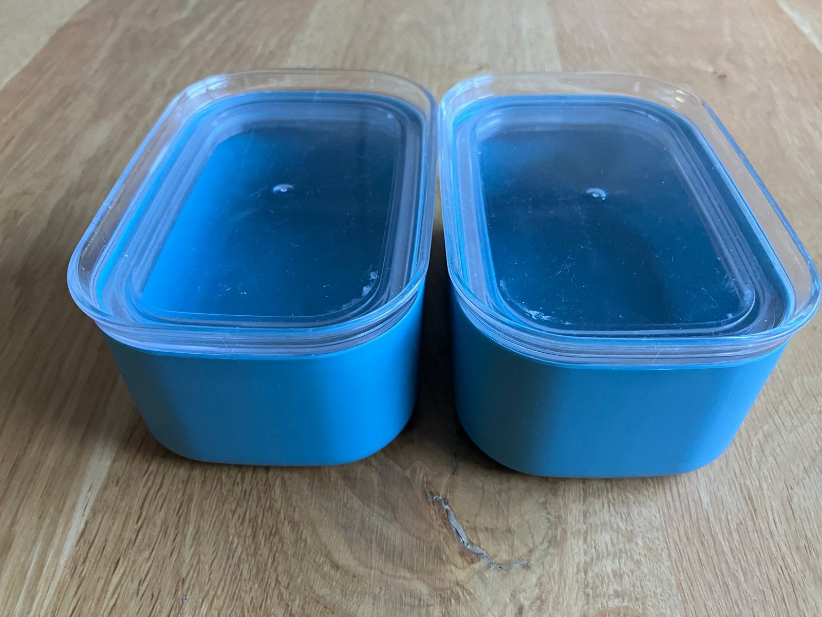 Royalvkb bewaardoosjes - set van 2, Blauw, Kunststof, Ophalen of Verzenden, Zo goed als nieuw