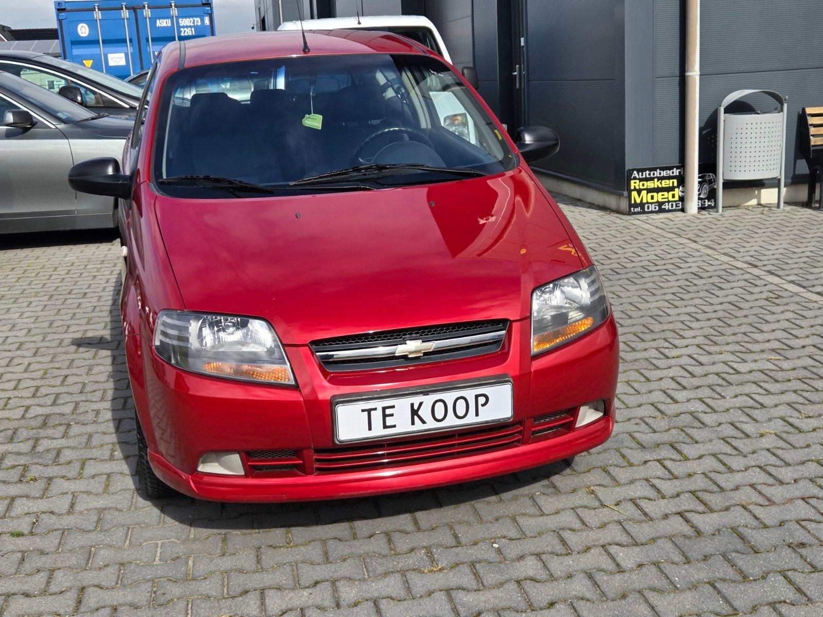 Chevrolet Kalos 1.2 3D 2007 Burgundy Rood 1e eigenaar, Auto's, Voorwielaandrijving, 1150 cc, 40 €/maand, 4 cilinders