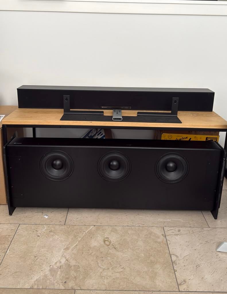 Teufel Raumfeld Set | soundbar & Subwoofer, Audio, Tv en Foto, Soundbar, 70 watt of meer, Zo goed als nieuw, Overige spelers