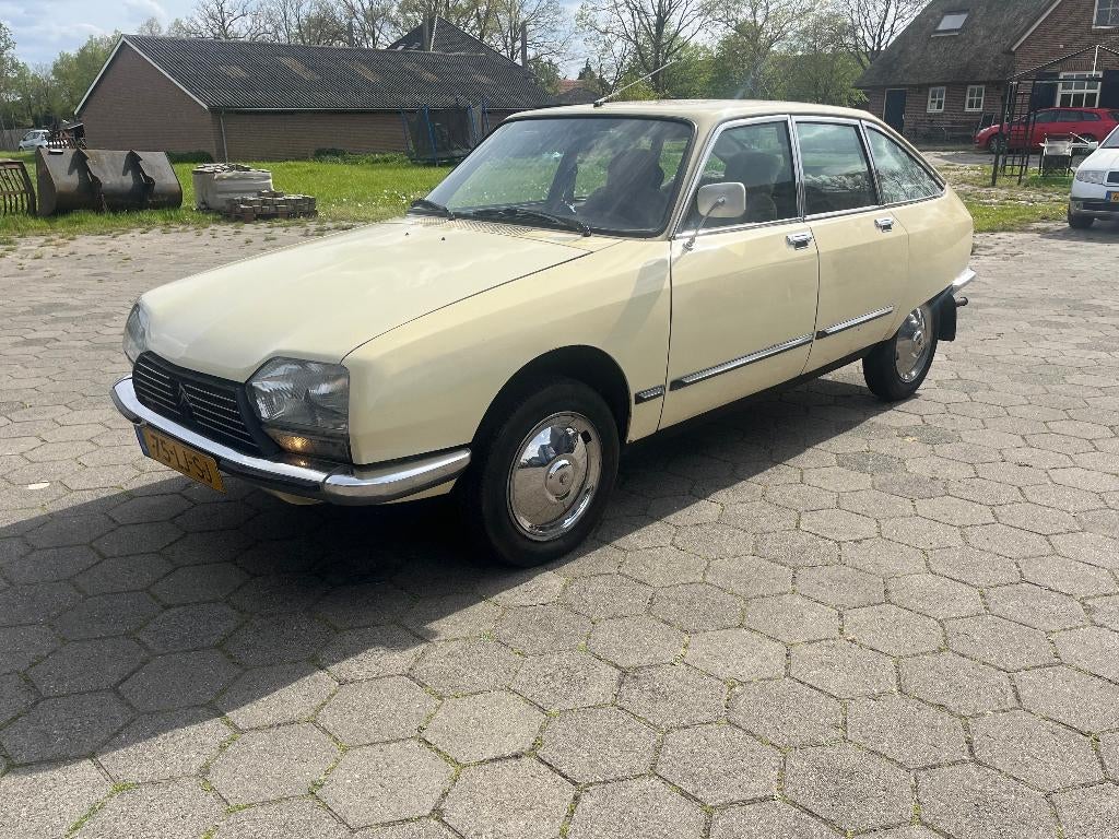 Citroën GS 1.2 Pallas 1978 Beige, Auto's, Voorwielaandrijving, Stof, Overige modellen, 4 cilinders