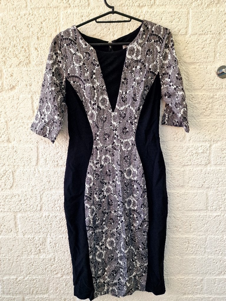 Diva Catwalk bodycon jurk zwart M shaping, Ophalen of Verzenden, Zo goed als nieuw, Zwart