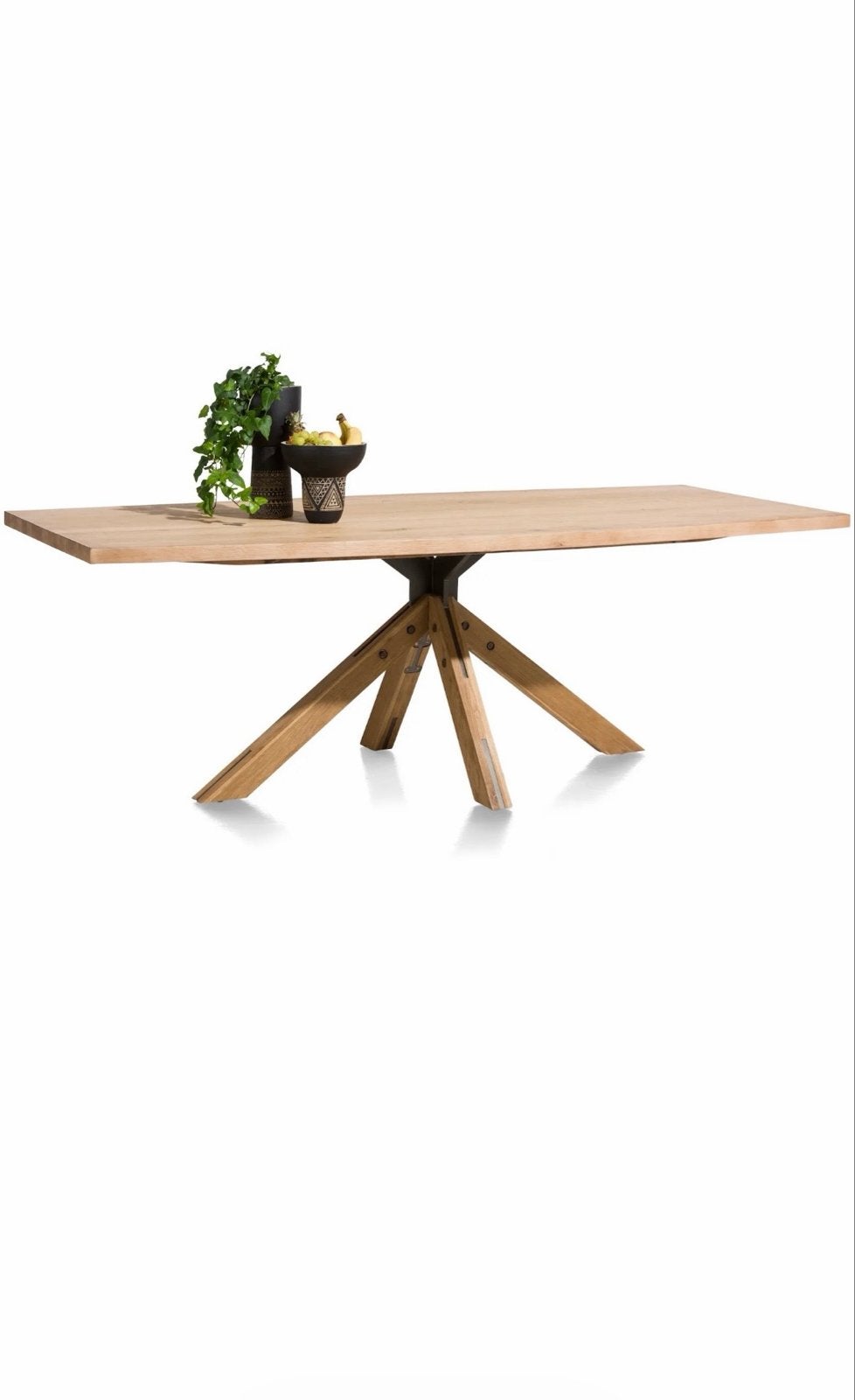 Henders & Hazel eettafel - Eikenhout, 230x105 cm, Huis en Inrichting, Ophalen, Gebruikt, 100 tot 150 cm, Eikenhout