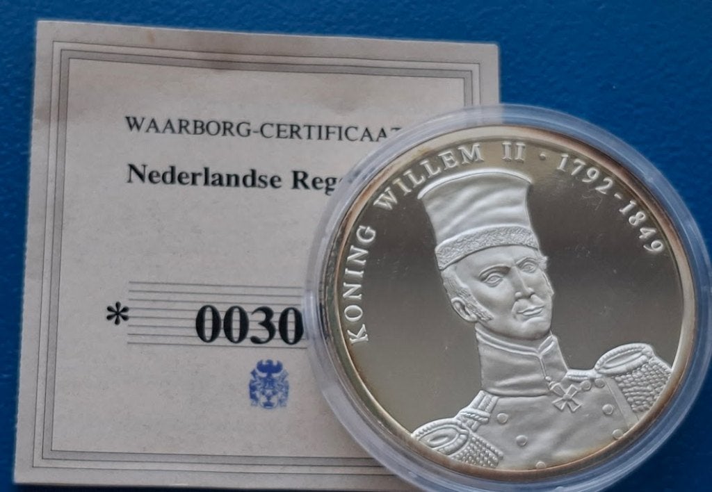 Penning Koning Willem II - Nederlandse Regenten 2001, Verzenden, Overige materialen, Nederland
