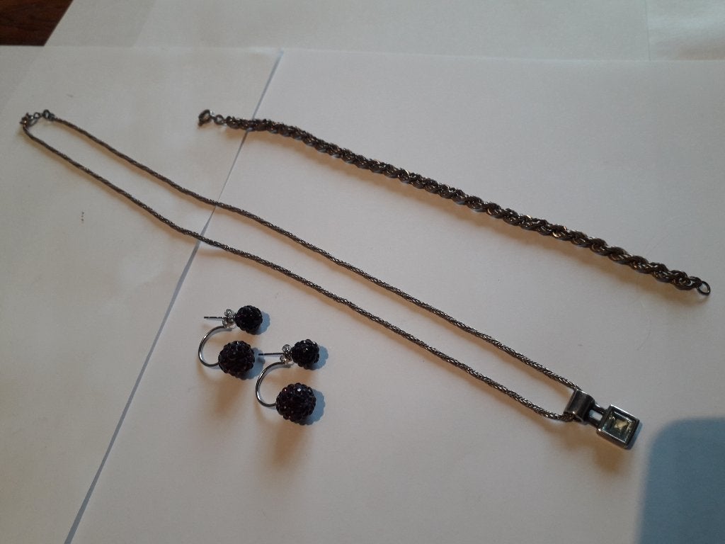 ZILVER COLLIER & ARMBAND & OORBELLEN VOOR 30 EURO, Ophalen of Verzenden, Zilver