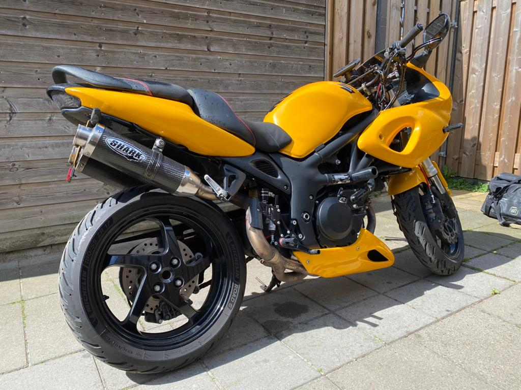 Shark Track 1000 GSXR 1000 dempers voor Suzuki SV650, Ophalen