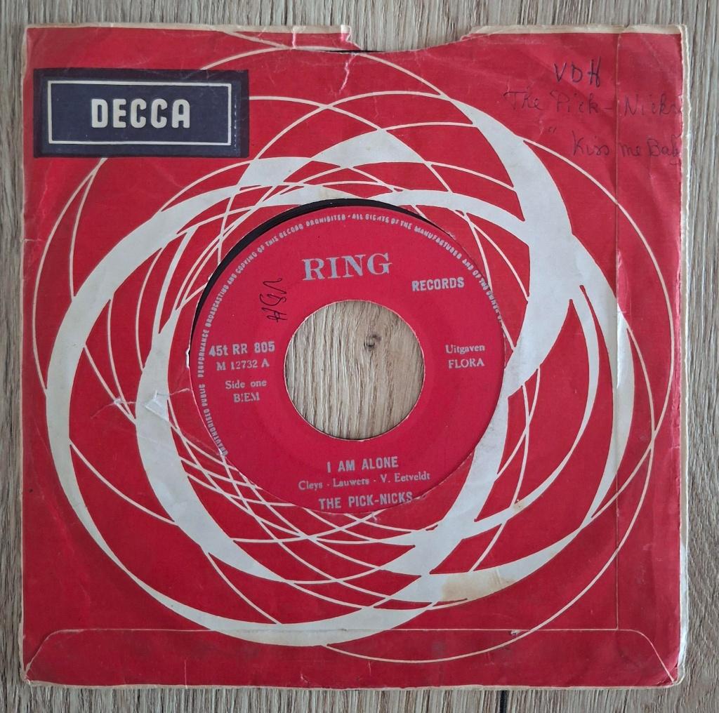 Pick-Nicks single I Am Alone, Gebruikt, 7 inch, Single, Ophalen of Verzenden