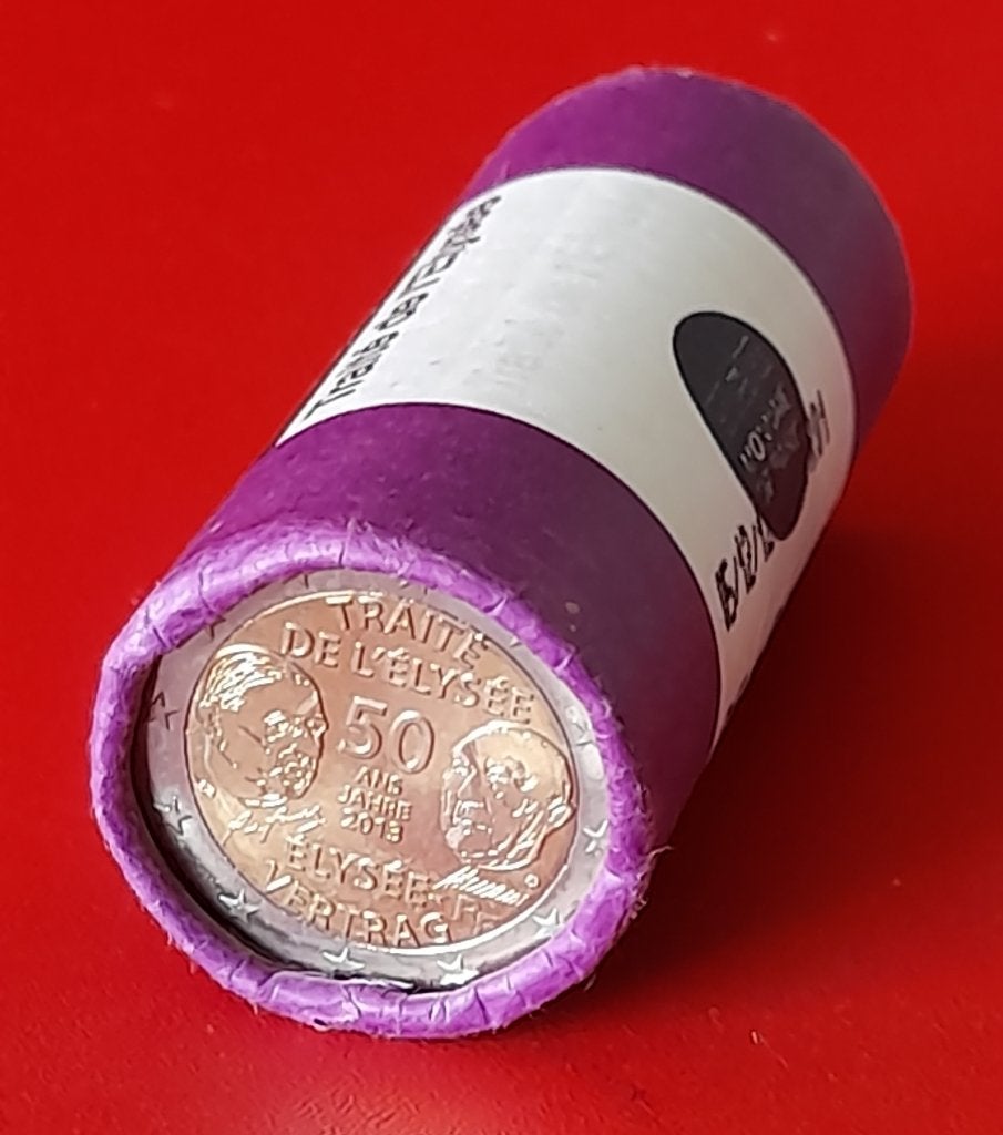 muntrol Frankrijk 2 euro 2013 UNC 50 jaar Elysee Verdrag, Postzegels en Munten, Munten | Europa | Euromunten, Ophalen of Verzenden