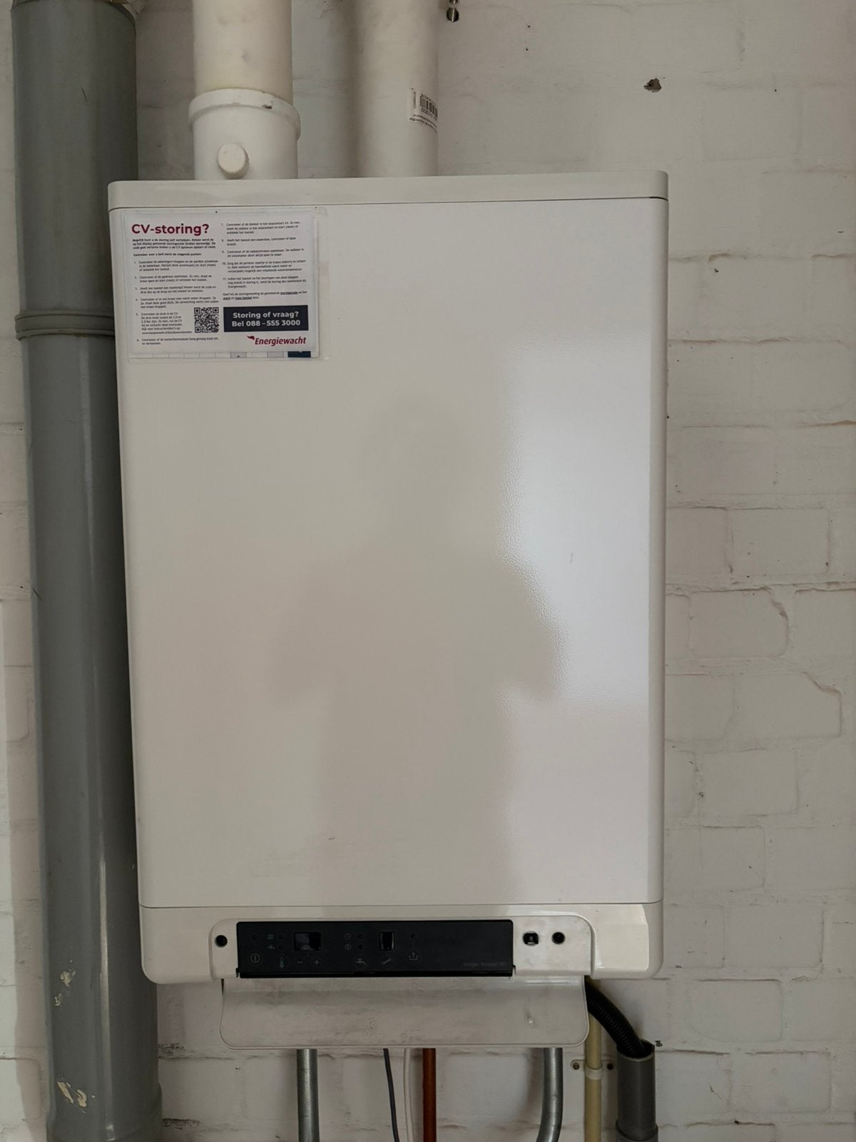 Intergas Kombi Kompakt HRE 28/24 A CV-ketel, Ophalen, Gebruikt, Hoog rendement (Hr), Cv-ketel of Combi-ketel