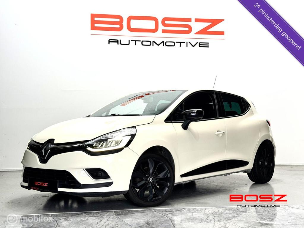 Renault Clio 1.2 TCe Facelift Automaat LED CARPLAY CRUISE CA, Auto's, Zwart, 4 cilinders, Beige, Automatische klimaatregeling