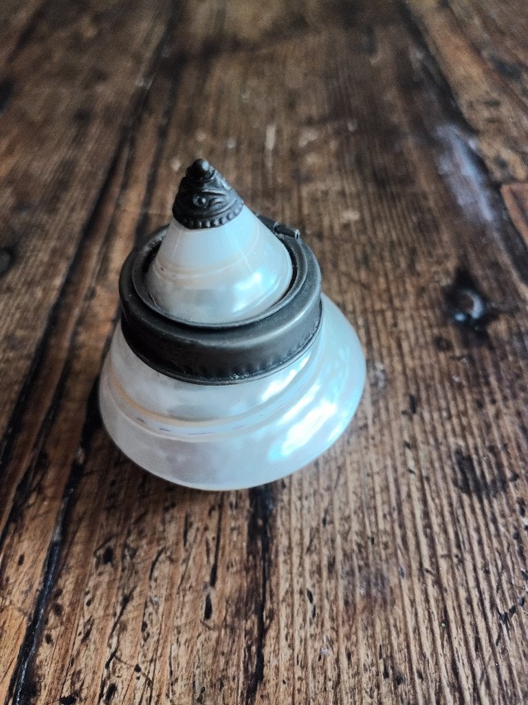 Sieradendoosje/ Trinketbox/ Parelmoer/ Schelp/ Antiek, Ophalen of Verzenden