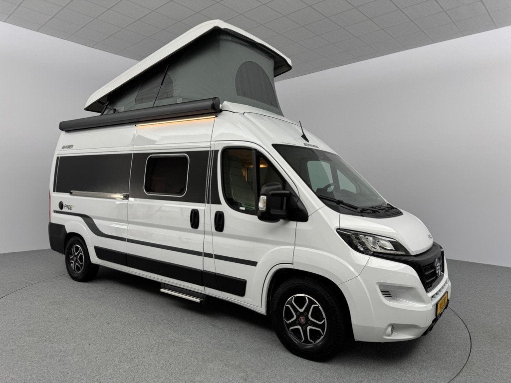 Hymer Free 602 Enkele Bedden Hefdak Enkele bedden, Caravans en Kamperen, Campers, 6 tot 7 meter, Bedrijf, Diesel, Hymer